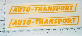 Pair Wyandotte Auto Transport Trailer Stickers