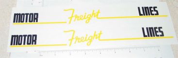 Pair of Wyandotte Motor Freight Lines Semi Sticker Set Main Image