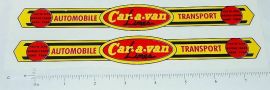 Pair Wyandotte Car-A-Van Auto Transport Stickers