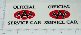 Pair Wyandotte AAA Service Car Towing Truck Stickers