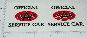 Pair Wyandotte AAA Service Car Towing Truck Stickers Main Image