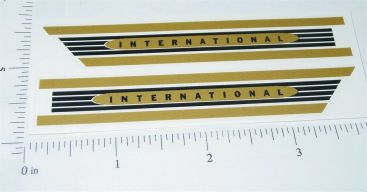 Buddy L Gold International Hood Sticker Pair Main Image