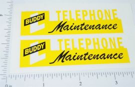 Pair Buddy L Telephone Maintenance Sticker Set