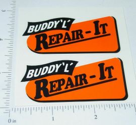 Pair Buddy L Repai-It Wrecker (org/blk) Stickers