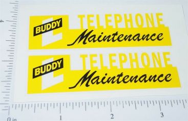 Pair Buddy L Telephone Maintenance Sticker Set Main Image