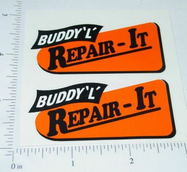 Pair Buddy L Repai-It Wrecker (org/blk) Stickers Main Image