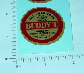 Buddy L Round Style Floor Plate Sticker
