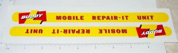 Pair Buddy L Mobile Repair-It Service Truck Stickers Main Image