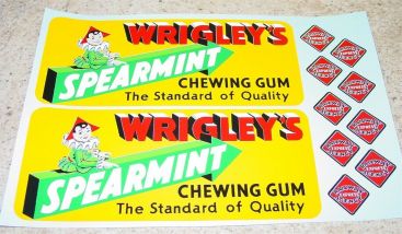 Buddy L Wrigley's Railway Express Agency Truck Sticker Set Main Image