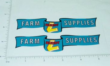 Pair Buddy L Farm Supplies Truck Sticker Set Main Image