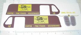 Banner Jewel Tea Van Replacement Sticker Set