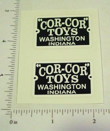 Pair Cor Cor Toys Replacement Logo Stickers Main Image