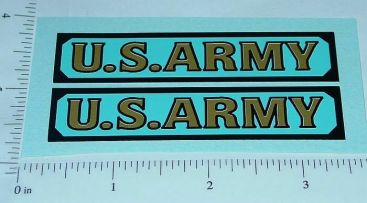 Pair Cor Cor Toys Army Truck Replacement Stickers Main Image