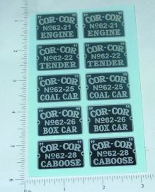 Cor Cor Toys Floor Train Sticker Set