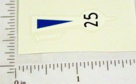 Corgi Vanwall Racer Replacement Sticker