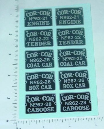 Cor Cor Toys Floor Train Sticker Set Main Image