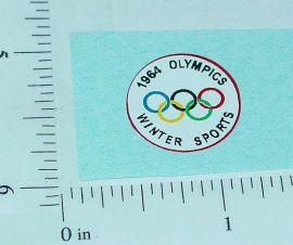 Corgi 1964 Olympics Citroen Replacement Sticker