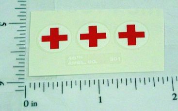 Corgi #354 Commer Military Ambulance Sticker Set Main Image