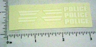 Corgi #406 Buick Police Car Sticker Set Main Image