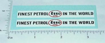 Pair Corgi Esso London Bus Sticker Set Main Image