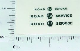 Corgi Bedford AA Road Service Van Stickers