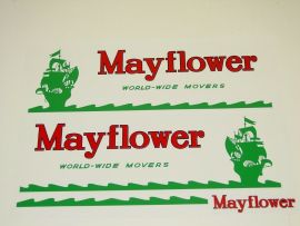 Custom Mayflower World-Wide Movers Stickers Set Tonka or Smith Miller