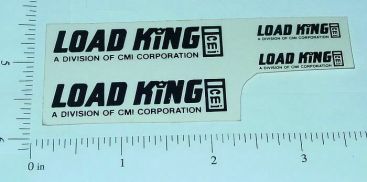 Custom Black Load King Stickers Main Image