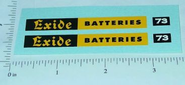 Dinky Toys Exide London Bus Sticker Pair Main Image