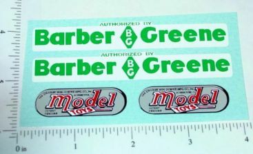 Doepke Barber Greene Loader Sticker Set Main Image