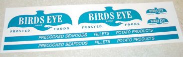 Dunwell Birdseye Foods Semi Truck Sticker Set Main Image