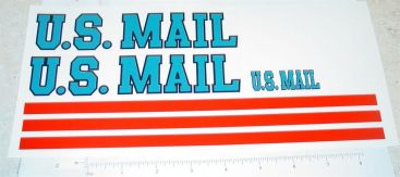 Dunwell US Mail Semi Truck Sticker Set Main Image