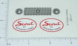 Ertl Vintage International Scout Sticker Set