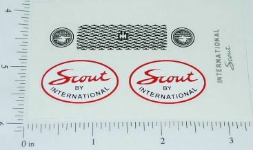 Ertl Vintage International Scout Sticker Set Main Image