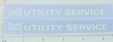 Pair Ertl Fleetstar Utility Bucket Truck Sticker Set Main Image