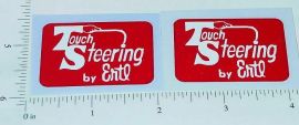 Pair Ertl Fleetstar Touch Steering Stickers