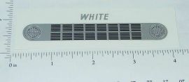 Ertl White COE Truck Grill Replacement Sticker