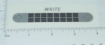 Ertl White COE Truck Grill Replacement Sticker Main Image