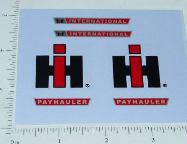 Ertl IHC 1:16 Payhauler Dump Truck Sticker Set Main Image