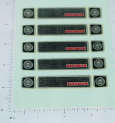 OEM Ertl IHC Scout Grill Waterslide Decal Sheet Main Image OEM Ertl IHC Scout Grill Waterslide Decal Sheet Main Image