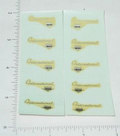 OEM Ertl IHC Loadstar Waterslide Decal Sheets