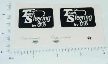 Ertl Touch Steering (Black) Complete Sticker Set Main Image