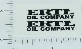 Pair Ertl Oil Company Door Stickers