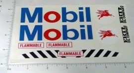 Ertl Mobil Oil Tanker Semi Sticker Set