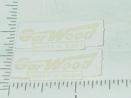 Pair NOS Ertl Garwood Truck Hoist & Body Stickers