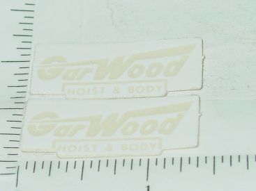 Pair NOS Ertl Garwood Truck Hoist & Body Stickers Main Image