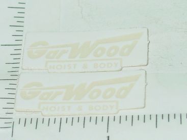 Pair NOS Ertl Garwood Truck Hoist & Body Stickers Main Image