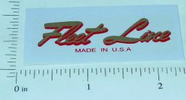 Fleetline Toy Motor Boat 2" Replacement Sticker