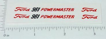 Pair Hubley Ford Powermaster 961 Tractor Stickers Main Image