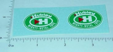 Pair Hubley Mighty Metal Trucks Replacement Stickers Main Image