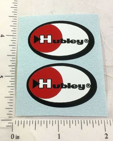 Pair Hubley Mighty Metal Trucks Replacement Stickers Main Image